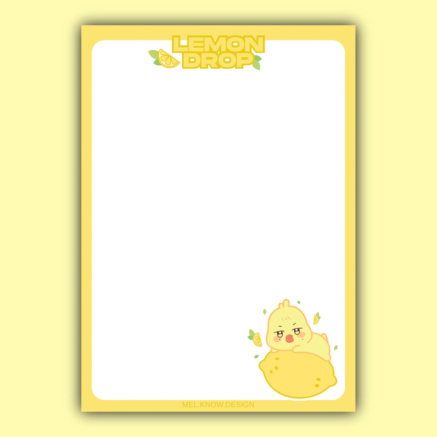 Aniteez LEMON DROP Notepads -Member Version-