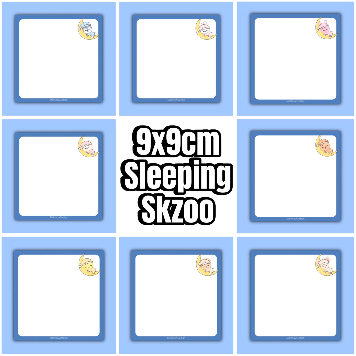 Sleeping SKZOO Notepad -Member Version-