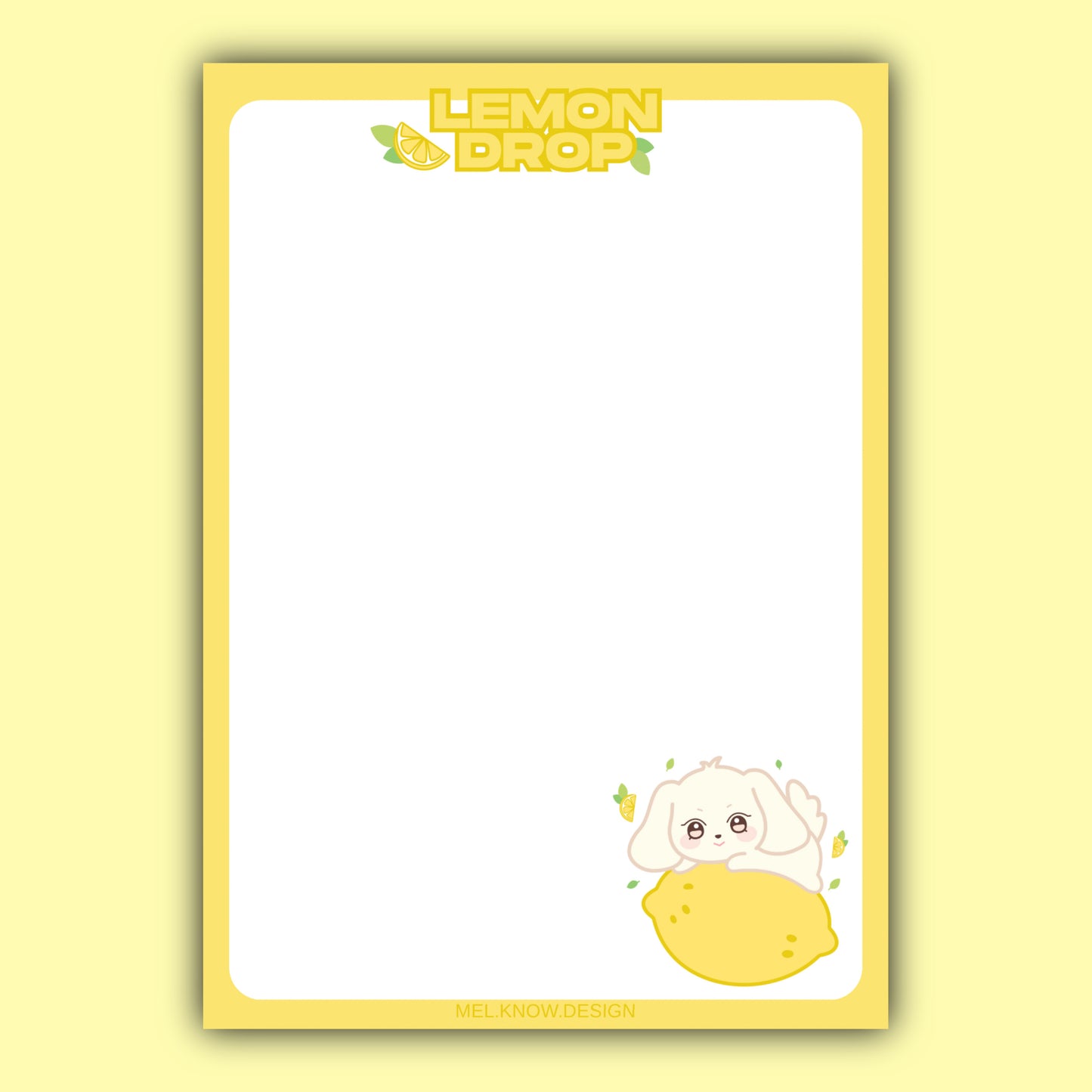Aniteez LEMON DROP Notepads -Member Version-