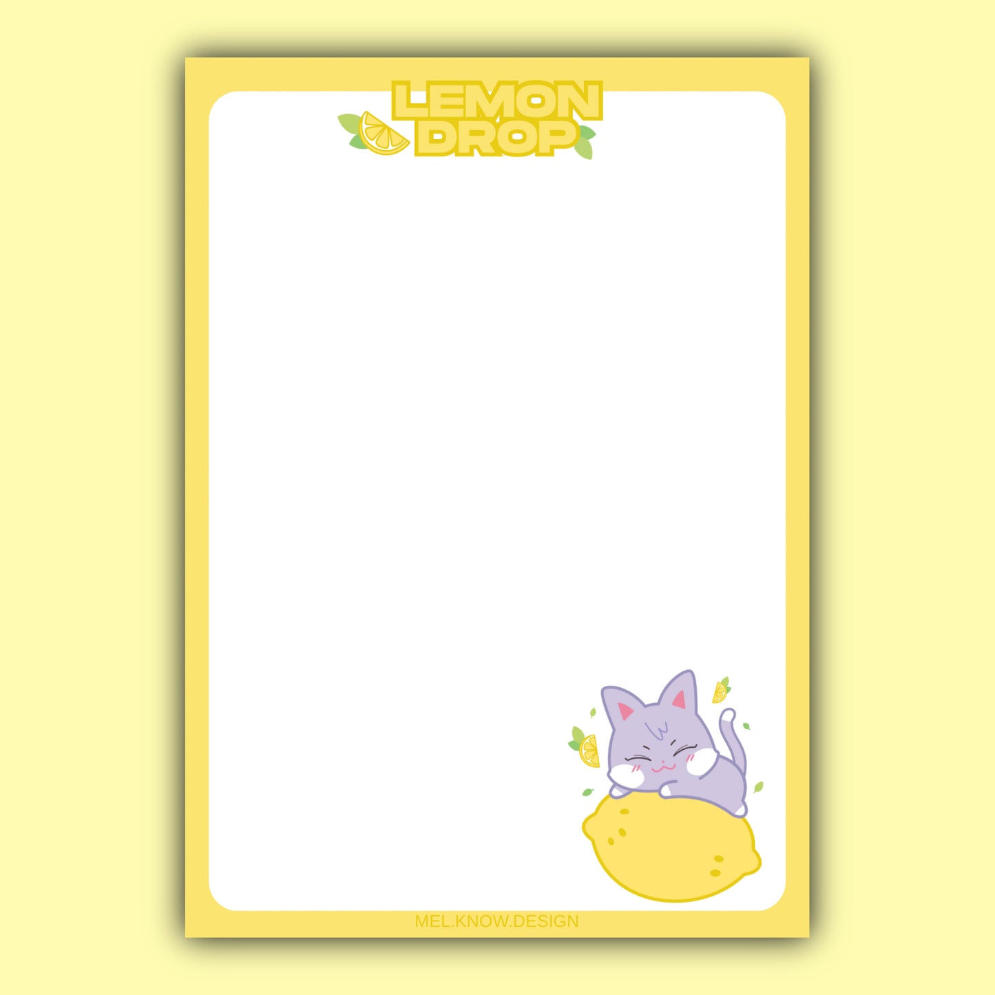 Aniteez LEMON DROP Notepads -Member Version-