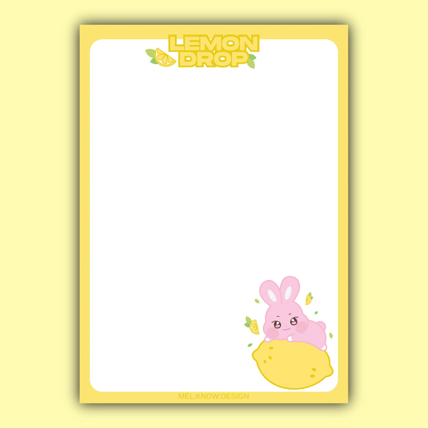 Aniteez LEMON DROP Notepads -Member Version-