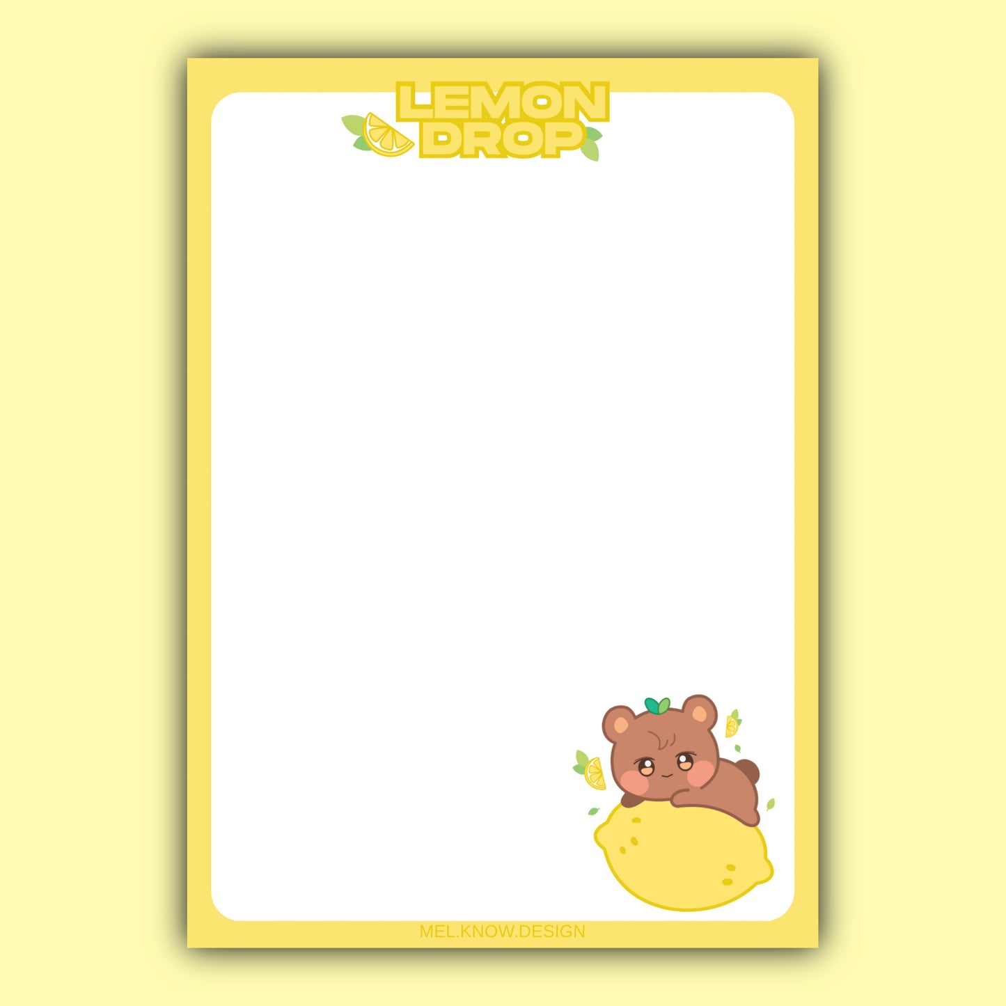 Aniteez LEMON DROP Notepads -Member Version-