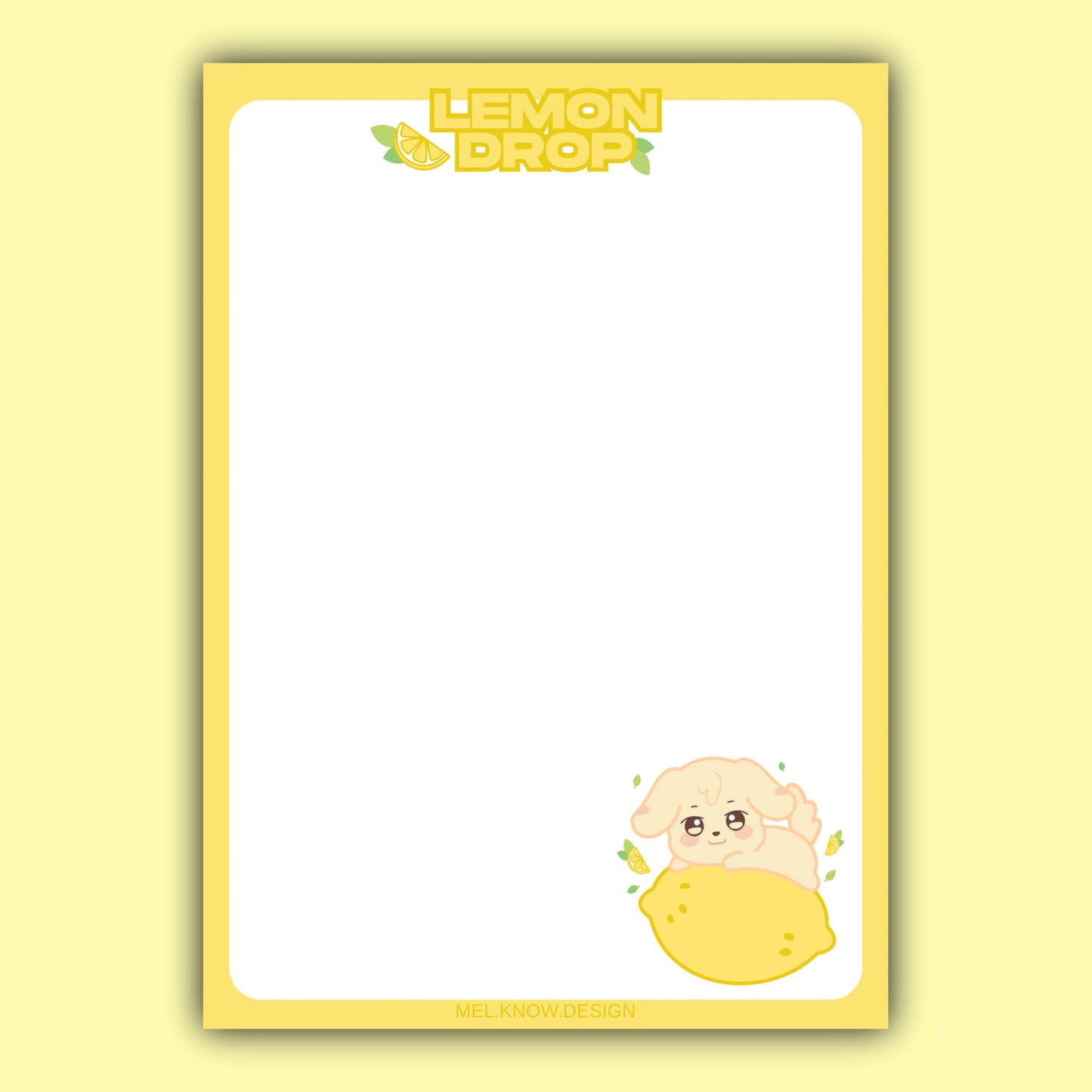 Aniteez LEMON DROP Notepads -Member Version-